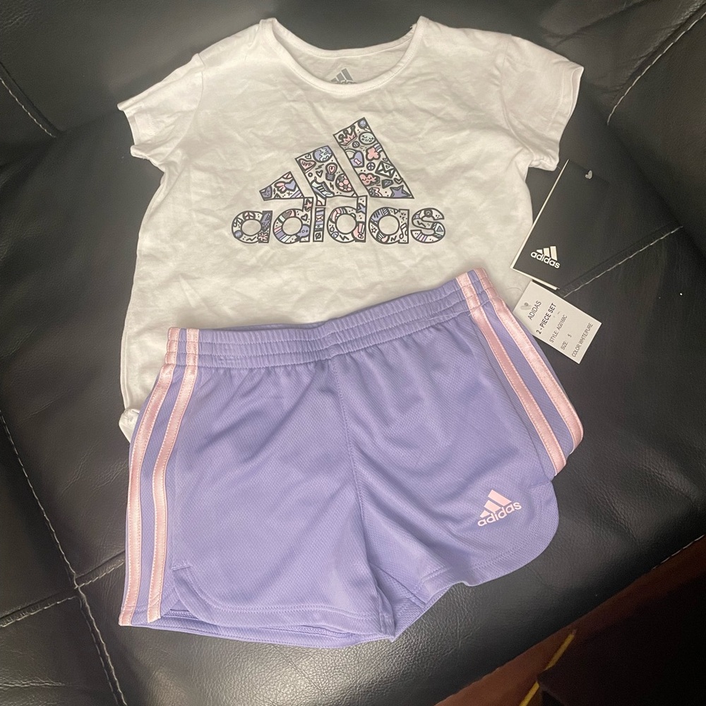 adidas short set